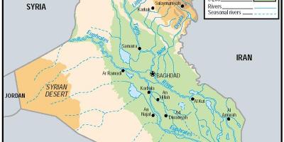 Mapa Iraku fasáda